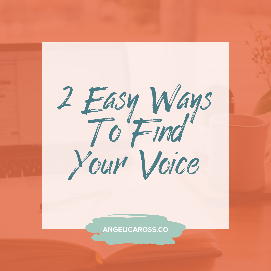 The voice you use in your copy is just as much a part of your brand and distinguishing features as your colors and fonts. Here are two easy ways to nail it.