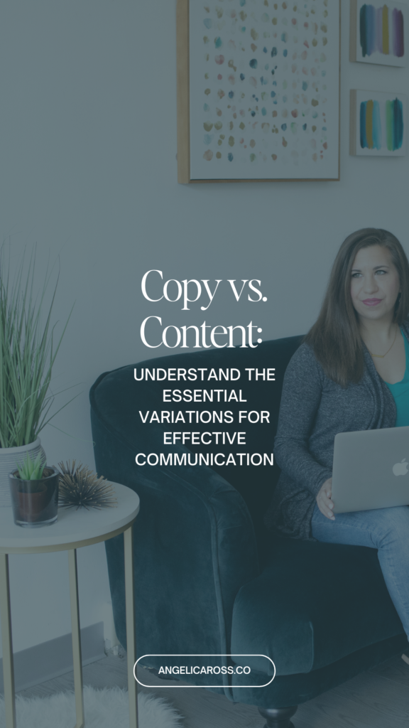 Copy vs. Content: Understand the Essential Variations for Effective Communication and Marketing