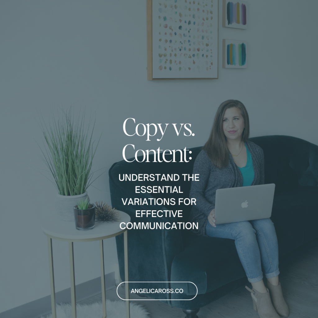 Copy vs. Content: Understand the Essential Variations for Effective Communication and Marketing