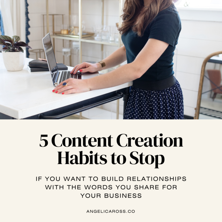 5 Content Creation Habits to Stop if You Want to Build Relationships
